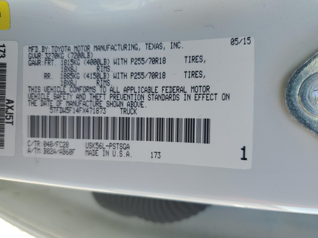 Toyota Tundra Crewmax Sr5 Image 2