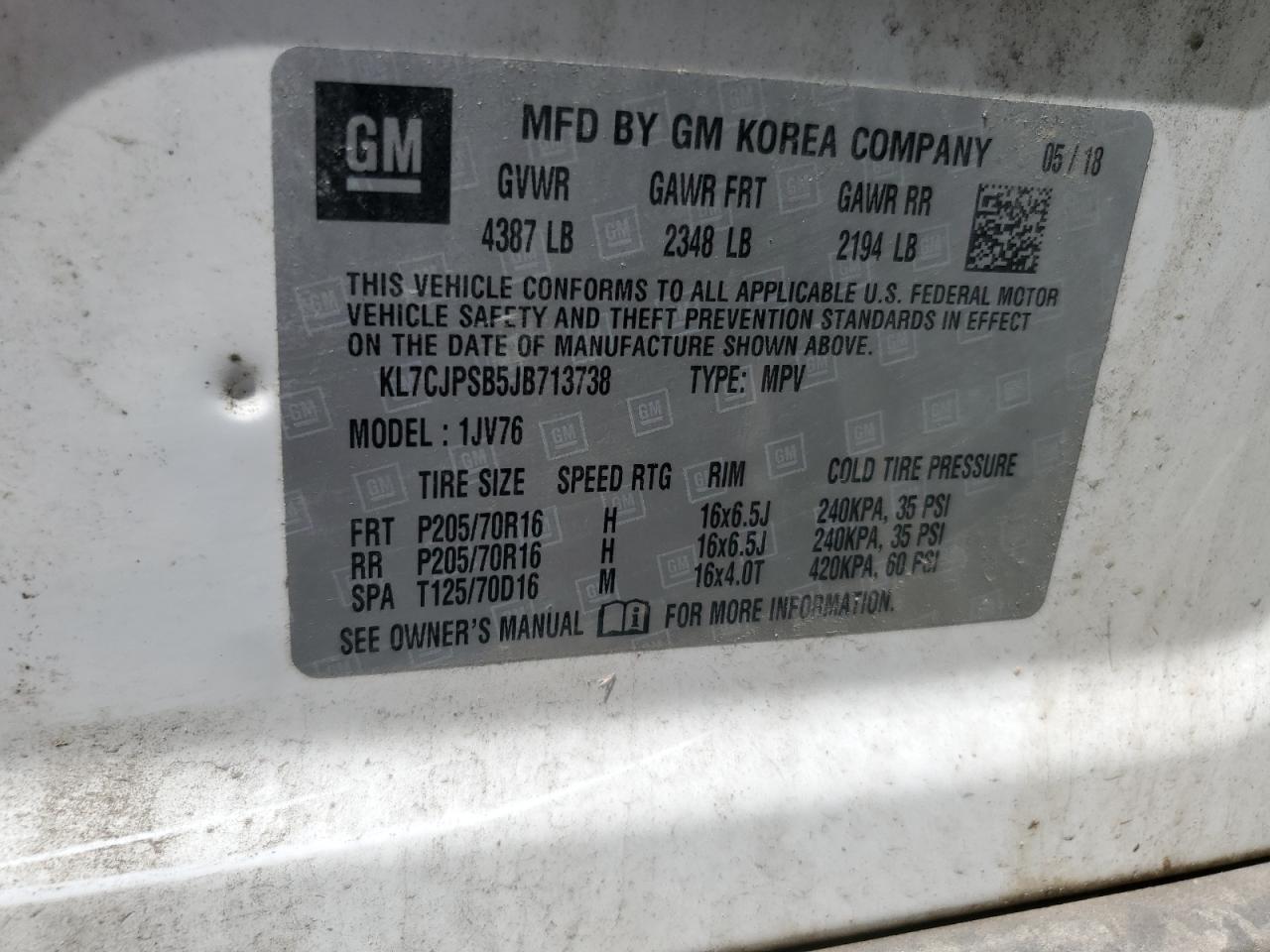 Chevrolet Trax 1lt Image 10