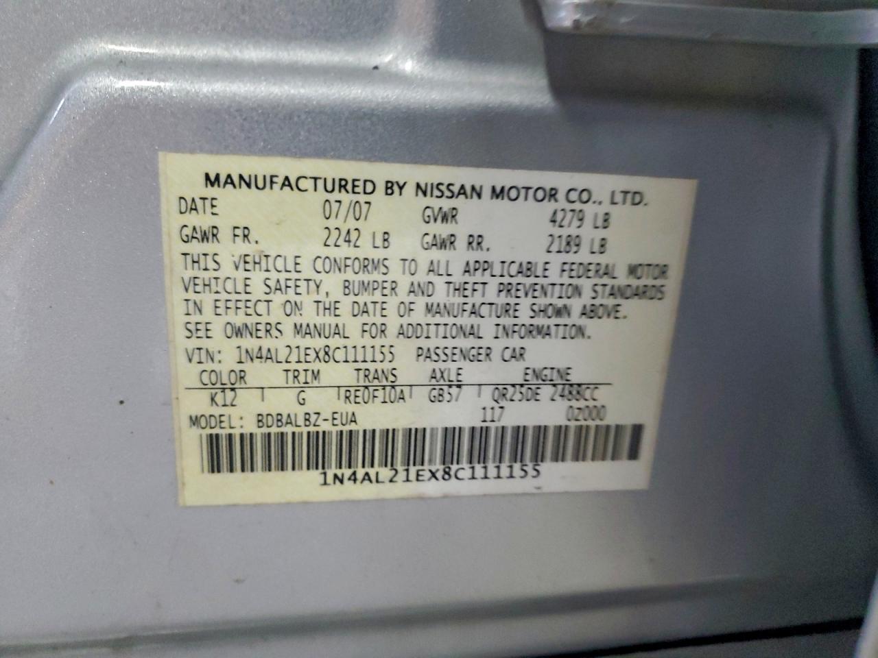 Nissan Altima 2.5 Image 5