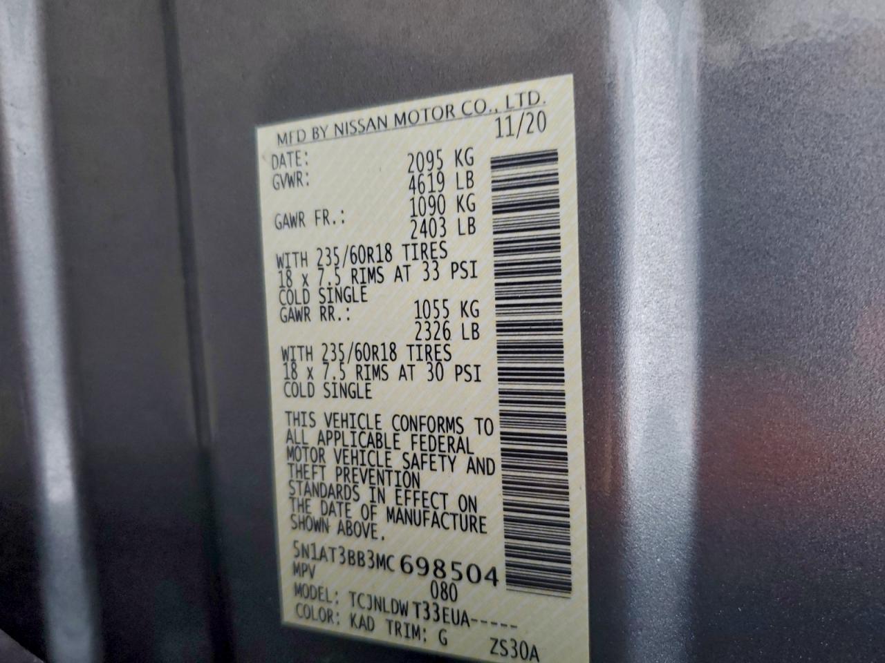 Nissan Rogue Sv Image 6