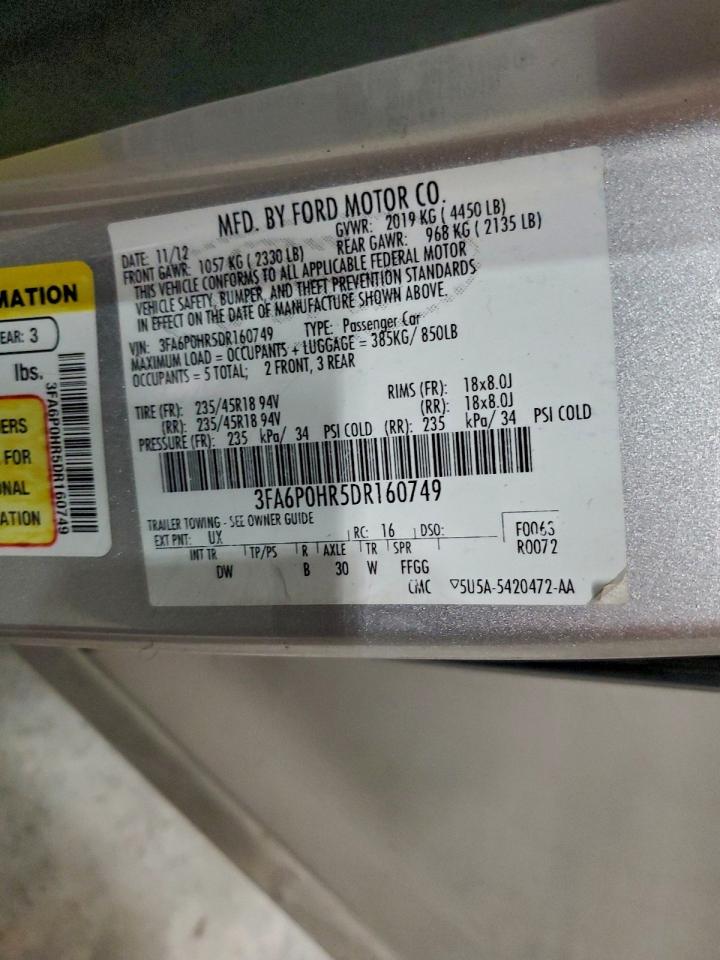 Ford Fusion Se Image 2