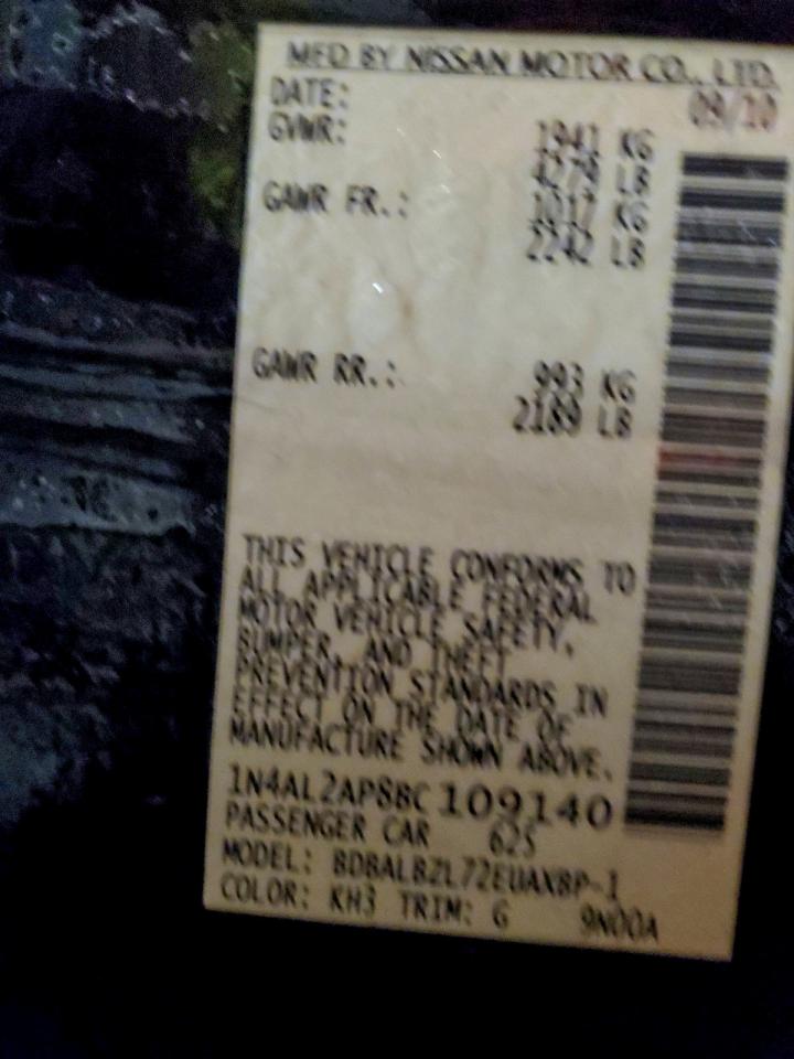 Nissan Altima Base Image 4