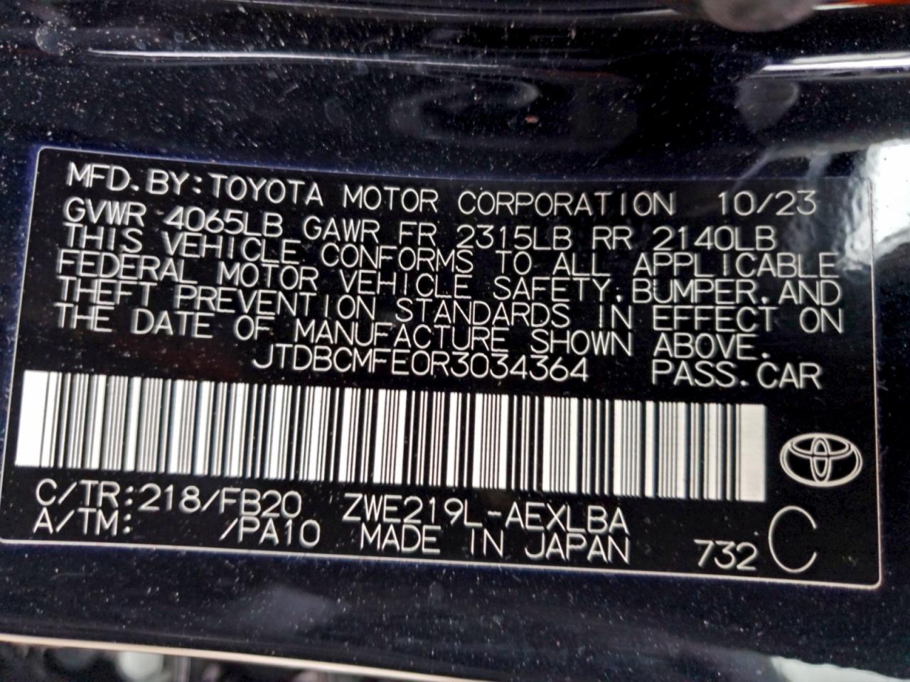 Toyota Corolla Le Image 8