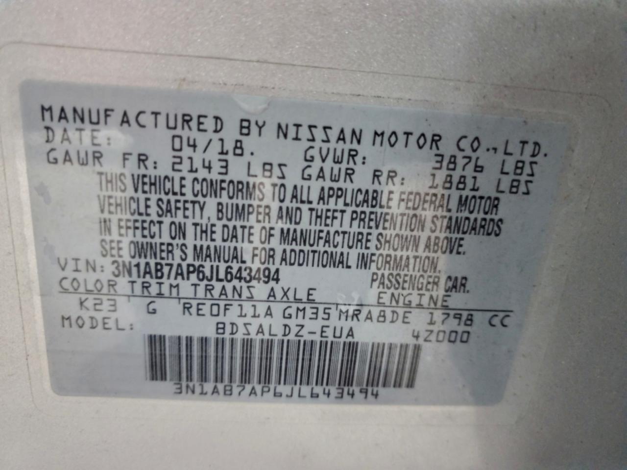 Nissan Sentra S Image 9