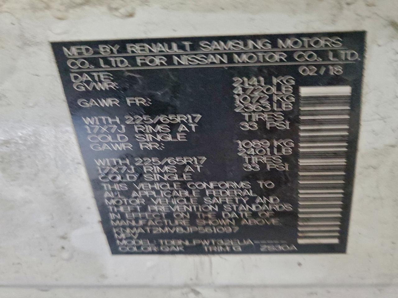 Nissan Rogue S Image 10