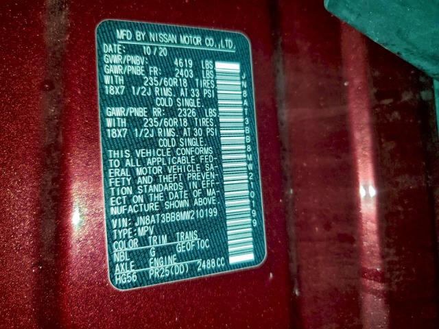 Nissan Rogue Sv Image 7