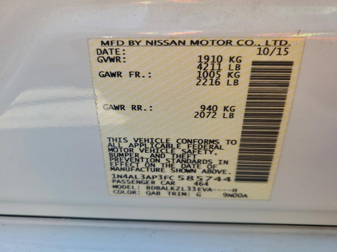 Nissan Altima 2.5 Image 10