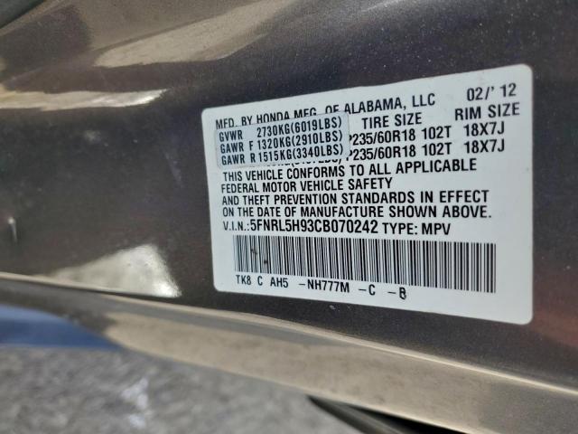 Honda Odyssey Touring Image 11